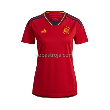 Billiga Fotbollströjor Spanien Dam Hemma tröja WM 2022 Kortärmad